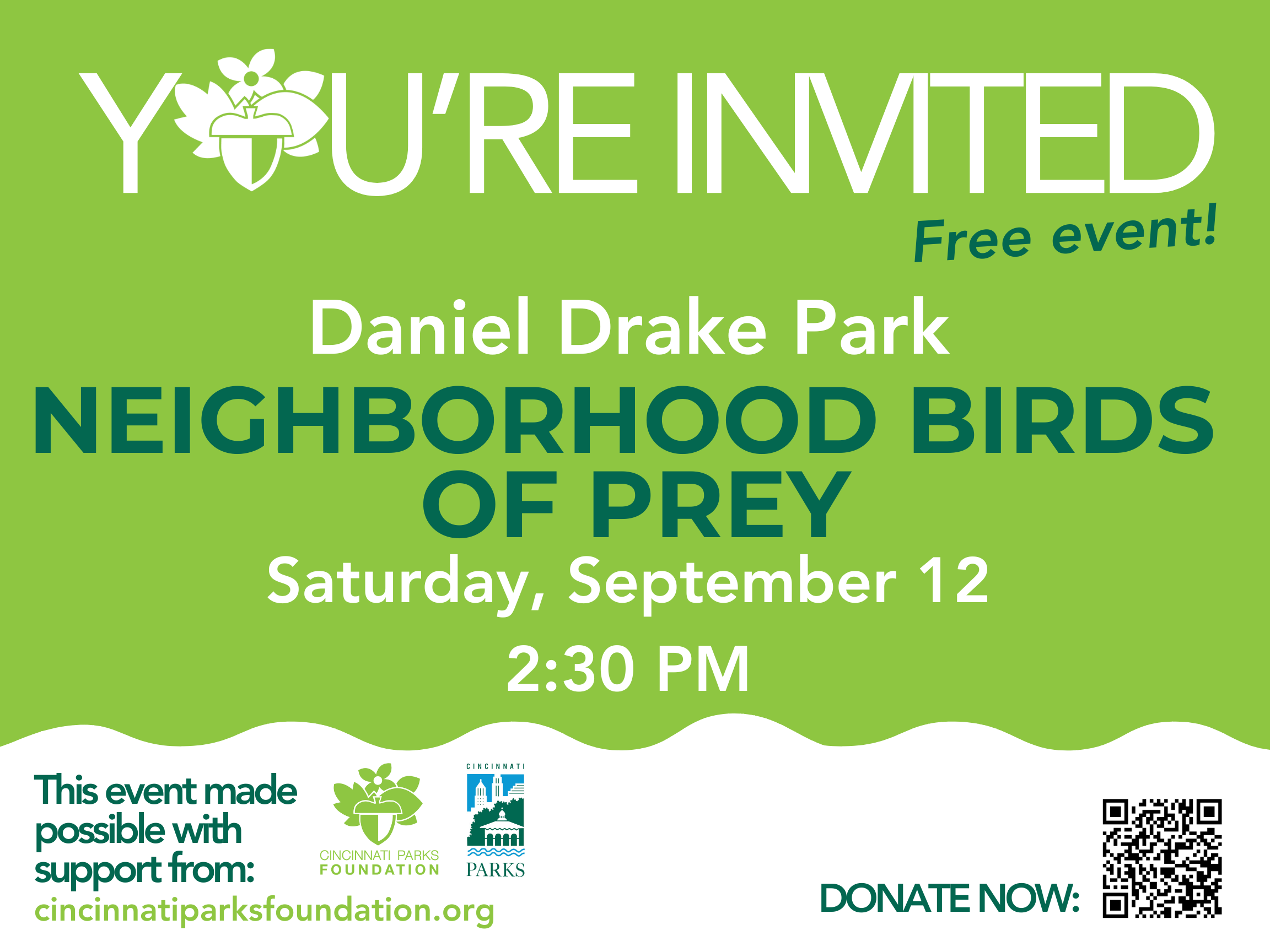 Daniel Drake Park: Neighborhood Birds of Prey