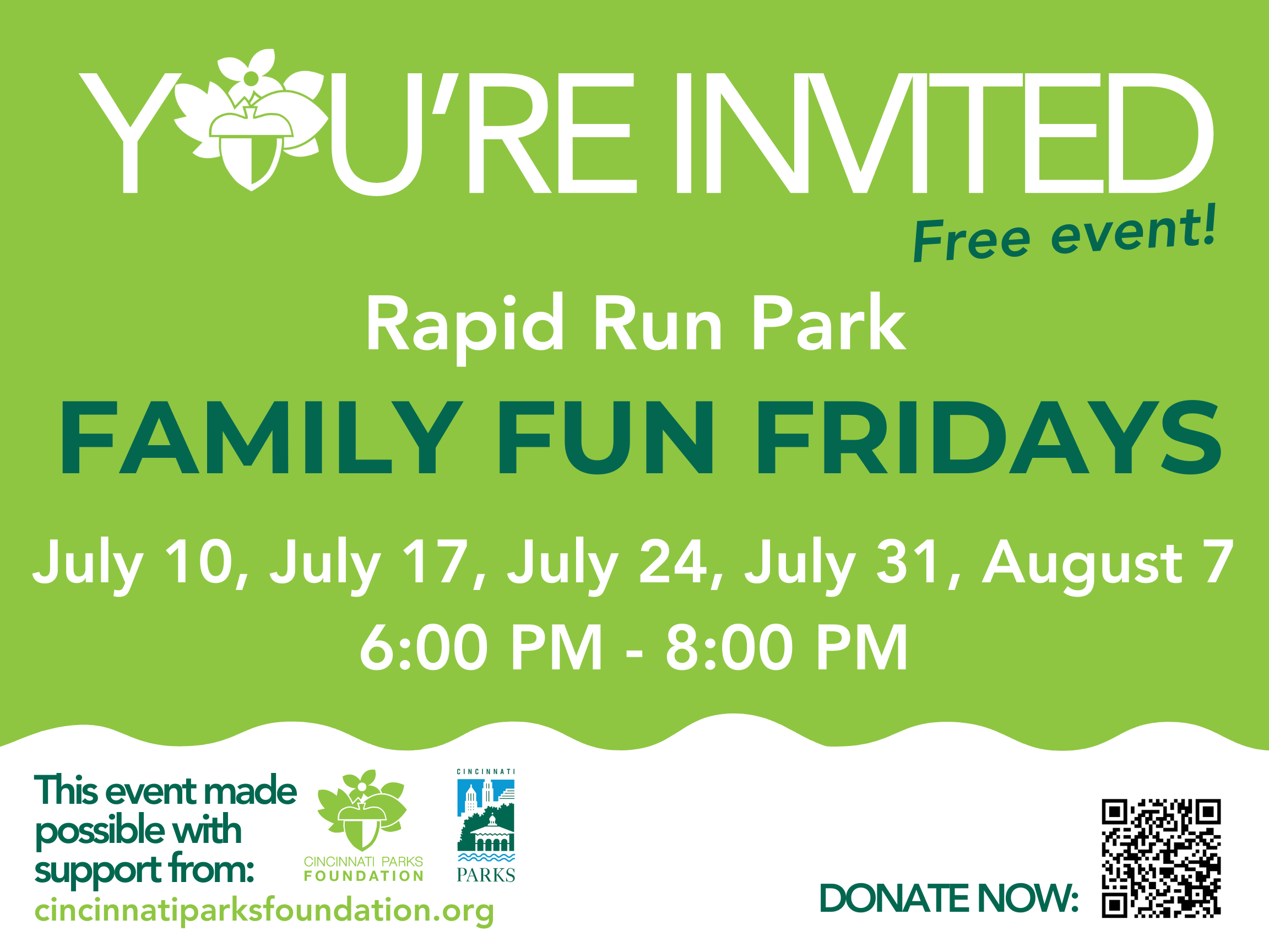 Rapid Run Park: Family Fun Fridays 