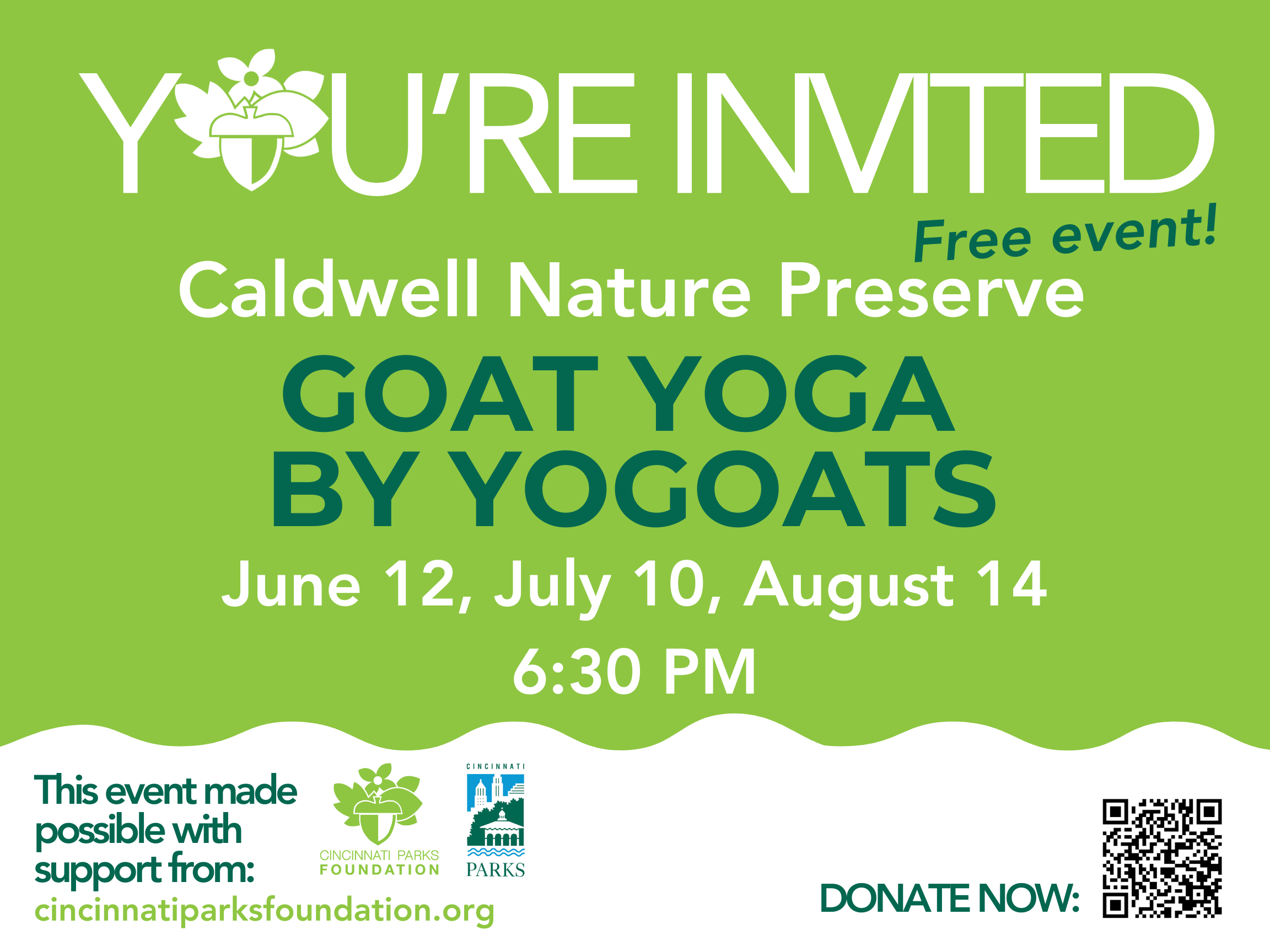 Caldwell Nature Preserve: Goat Yoga