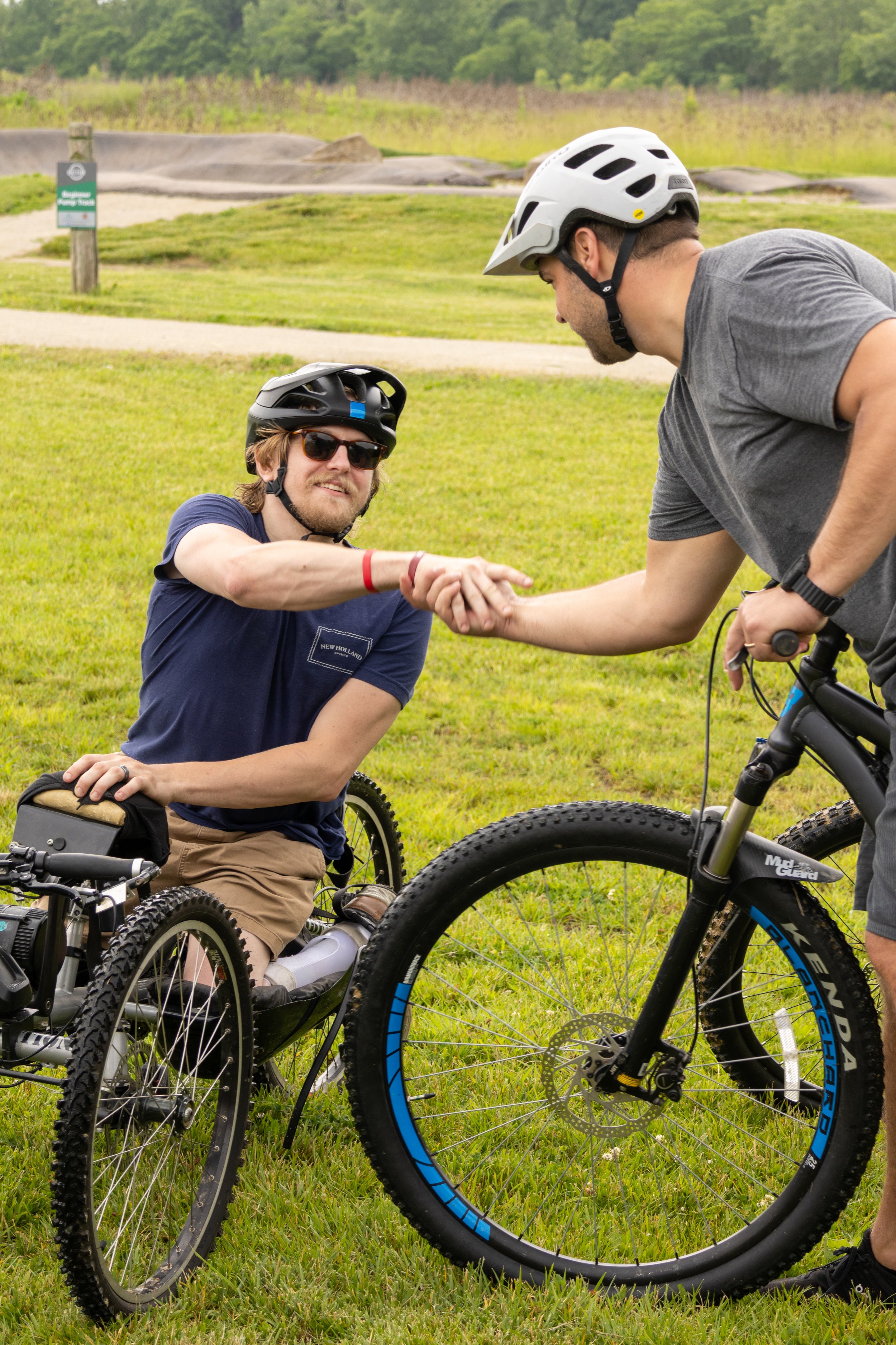 Adaptive Mountain Bike Ride: Mt. Airy Forest Skills Course