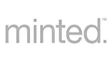 Minted logo in gray text