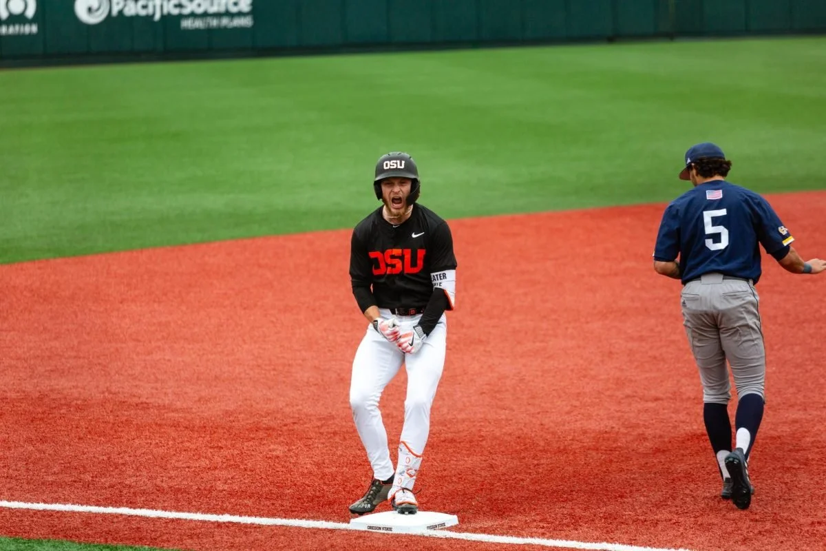 Oregon State endures the rain