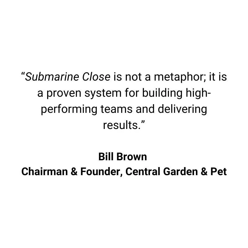 Bill Brown Review of Submarine Close™ book