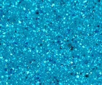 Reef Blue pool gelcoat color offering a calm, tropical blue tone for a smooth, relaxing swimming experience.