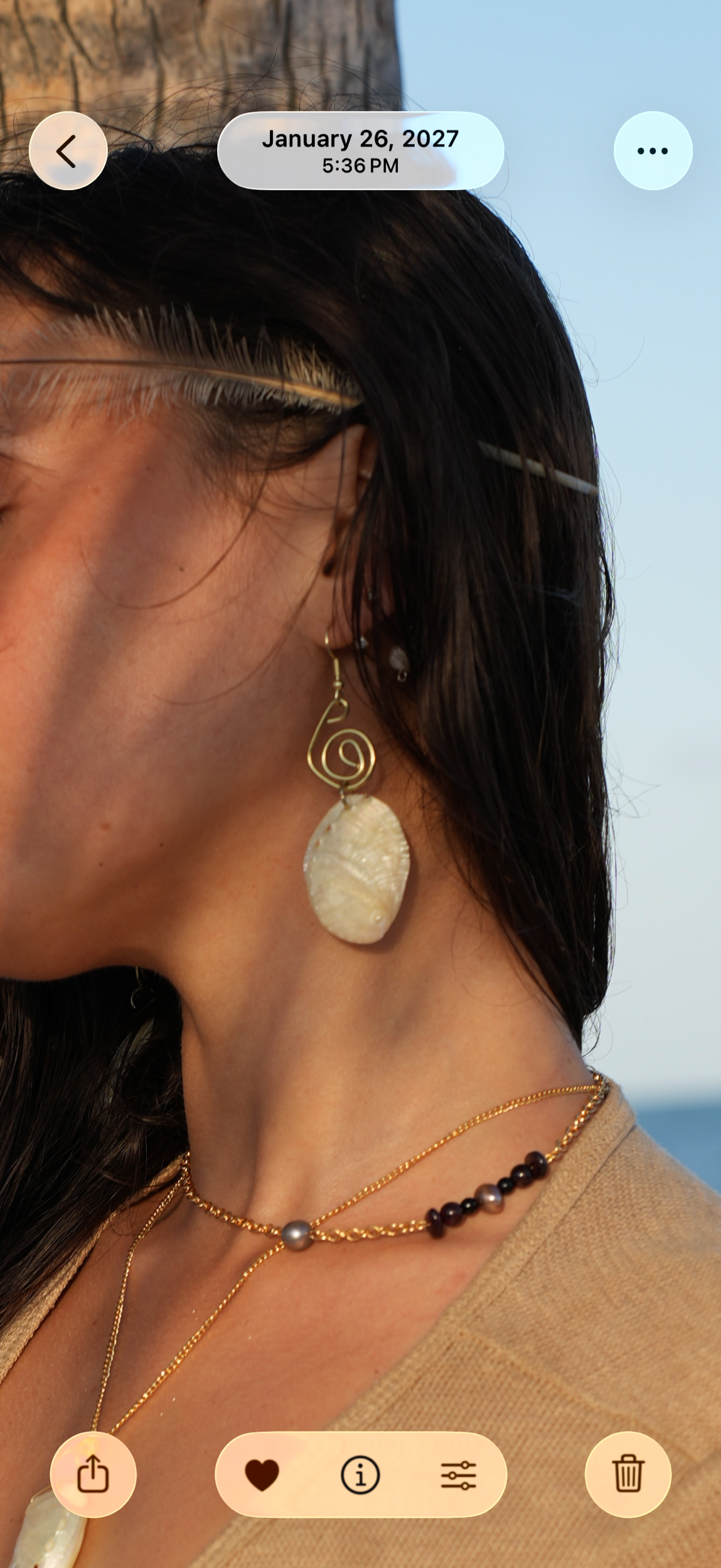 The Sun Coil Earring