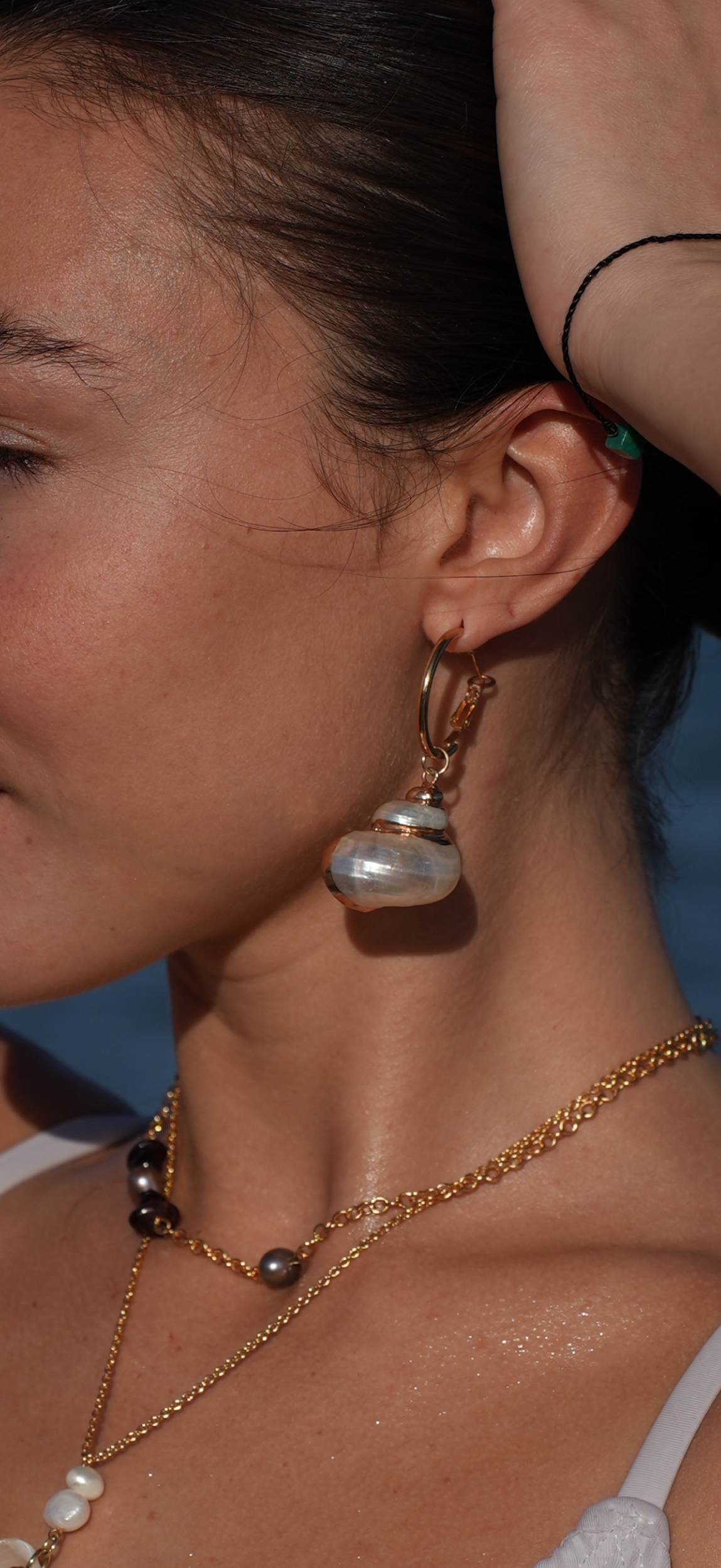 The Moon Drop Earring