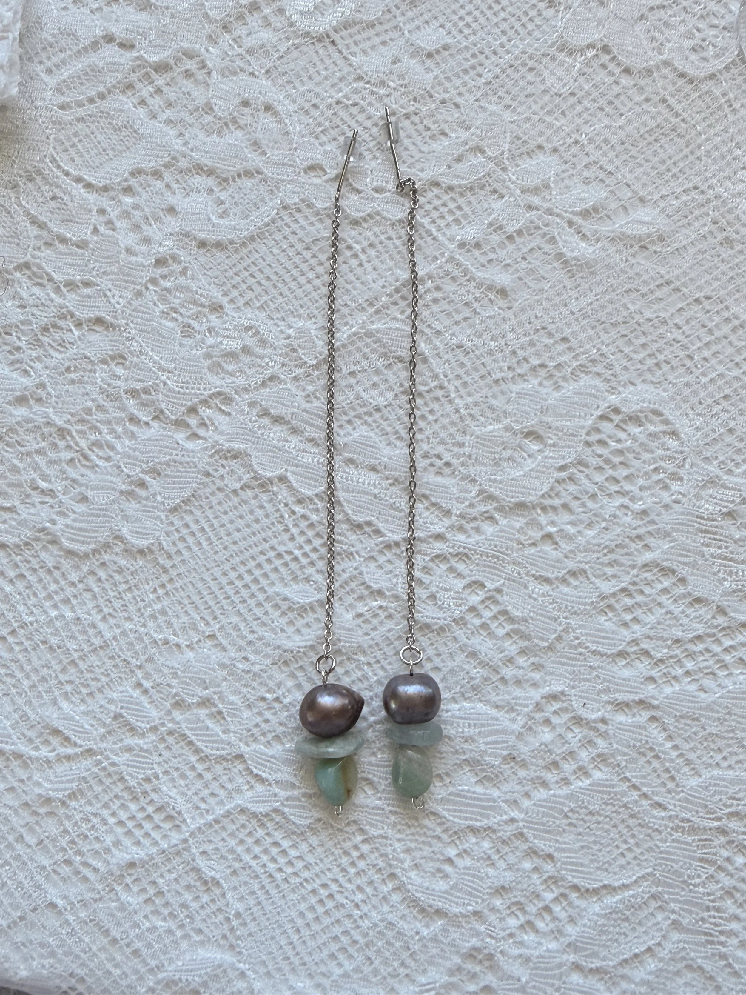 The Clear Blue Earring