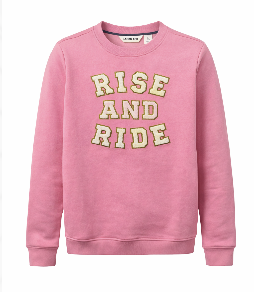 Kids Rise and Ride crewneck