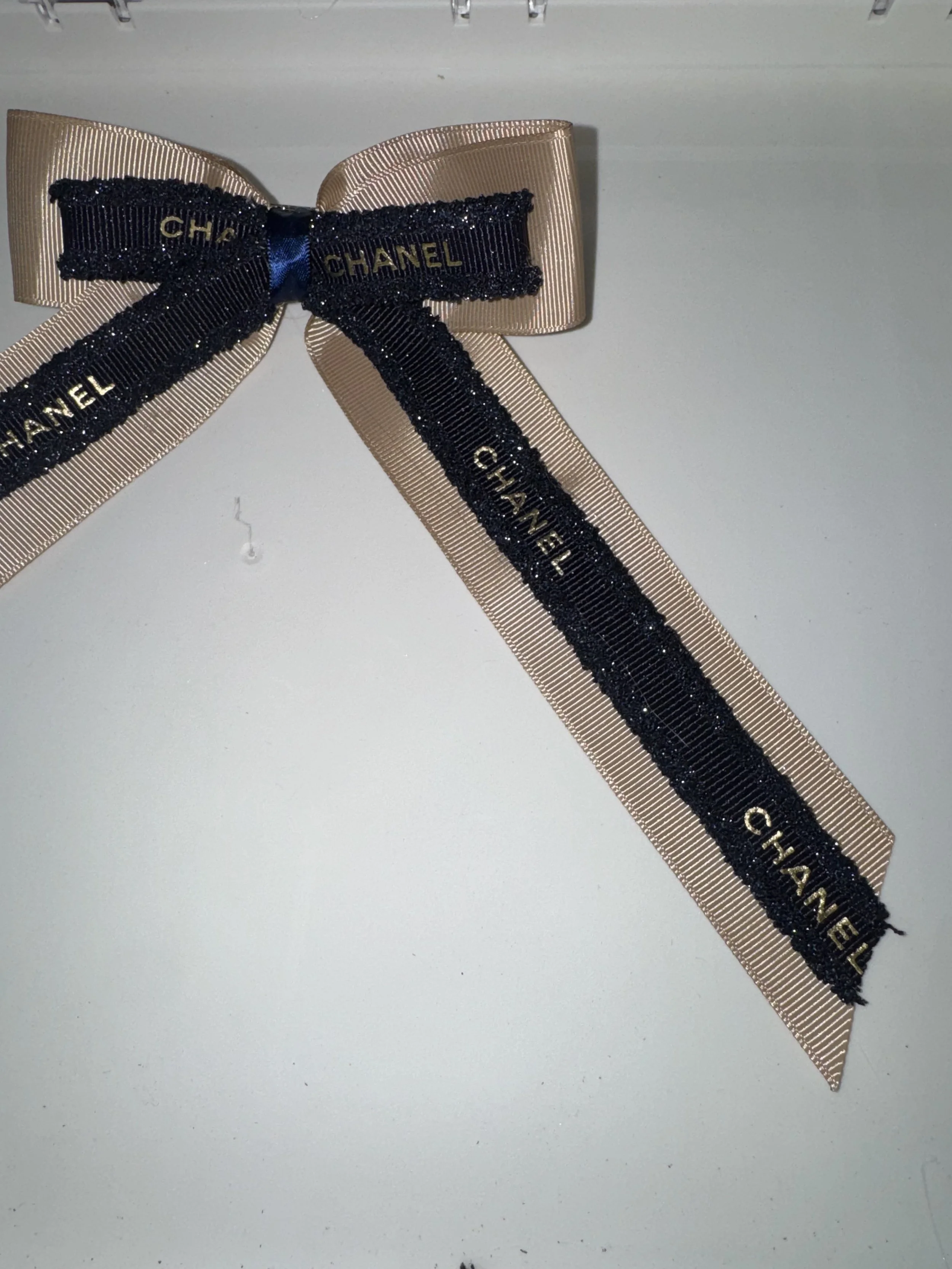 Chanel statement bow