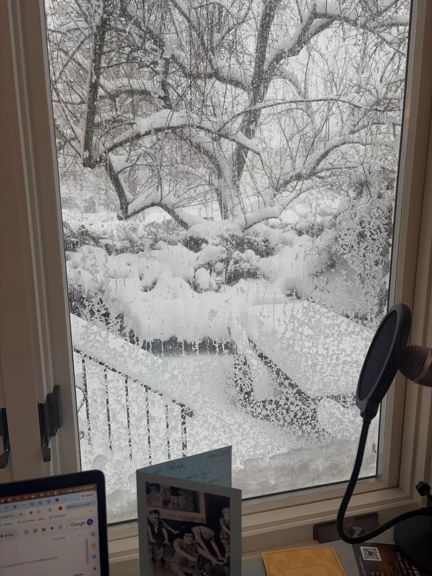 Another Monday another day with kids home from school (we have had at least one kid home from school every Monday since MLK day). One cheery spot are my @larroude shearling lined boat shoes I was influenced by @maryorton to get. #endlesswinter #snowd