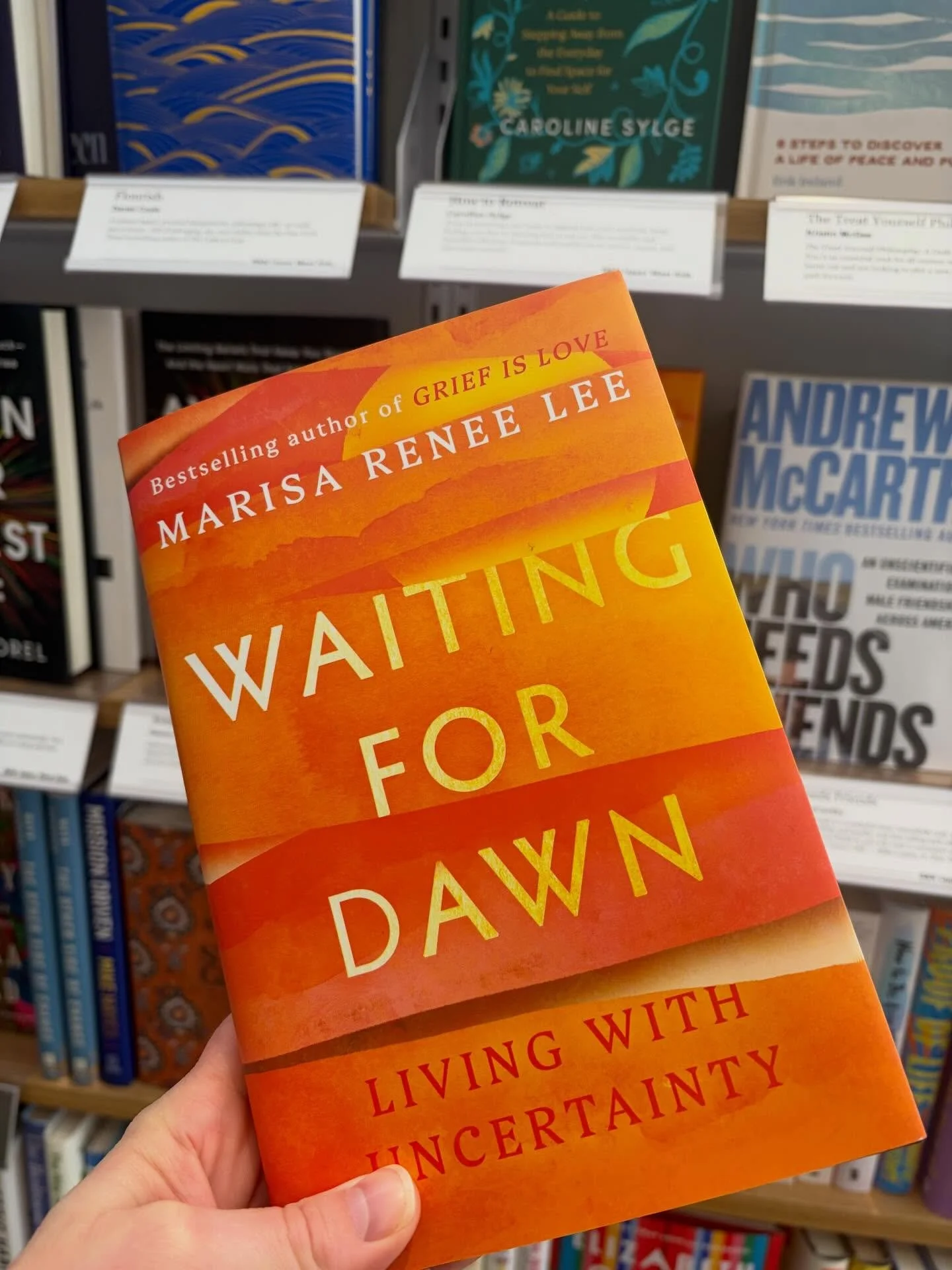 If you haven&rsquo;t already picked up your copy of @marisareneelee new book, this is your sign to do it now! She&rsquo;s a beautiful writer and one of the best people. I highly recommend you check out her books.#waitingfordawn #hopeishealing #naviga