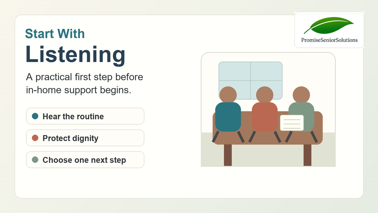 The First In-Home Care Conversation Should Start With Listening