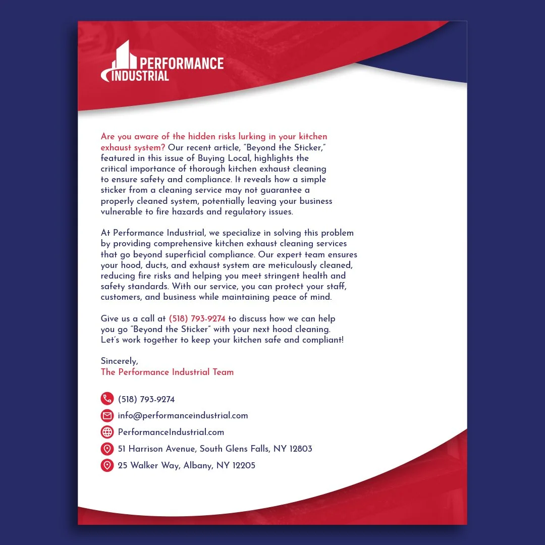 Performance Industrial, ABM Letter, 2025