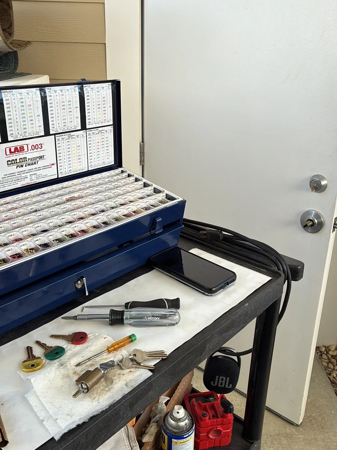 Blue LAB pin kit Organizer