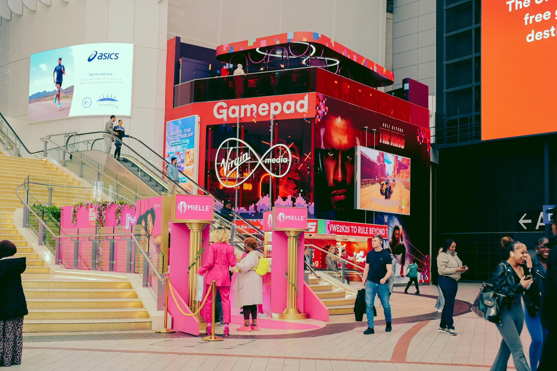 Hair and beauty brand activation at The O2 by Spot of Glam Experiential, showing interactive experiences and engaged attendees