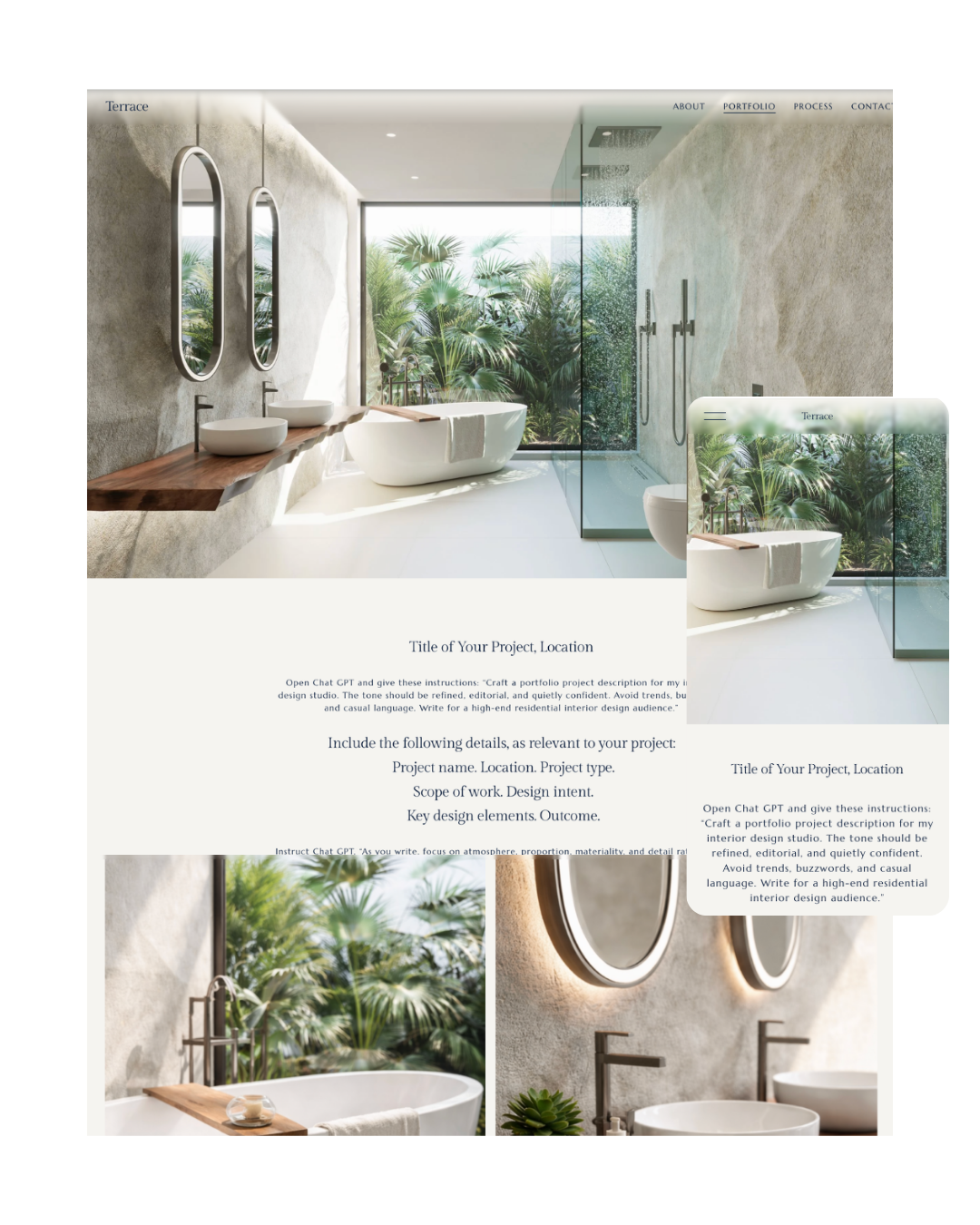 Terrace: Interior Design Showcase
