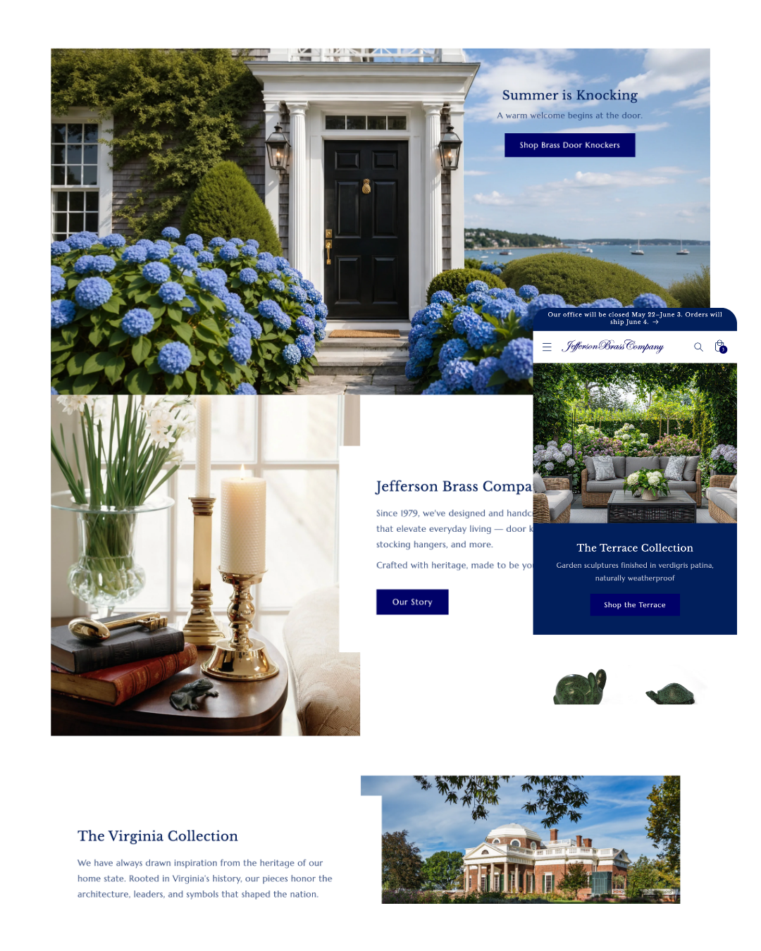 Jefferson Brass: Full-Scale Shopify + Google Ads + Klaviyo + Instagram E-Commerce Growth