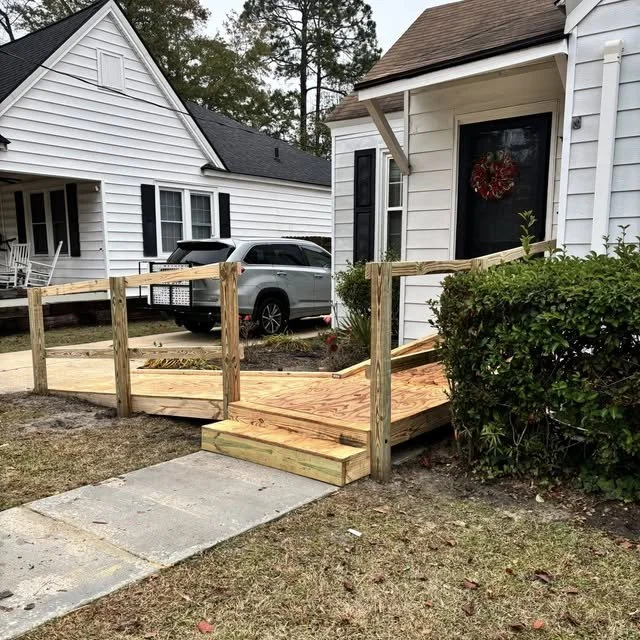 Handicap ramp custom built by JCo