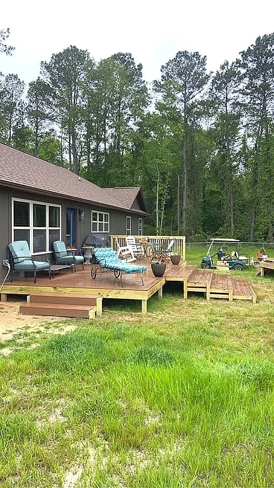 Finished product back deck