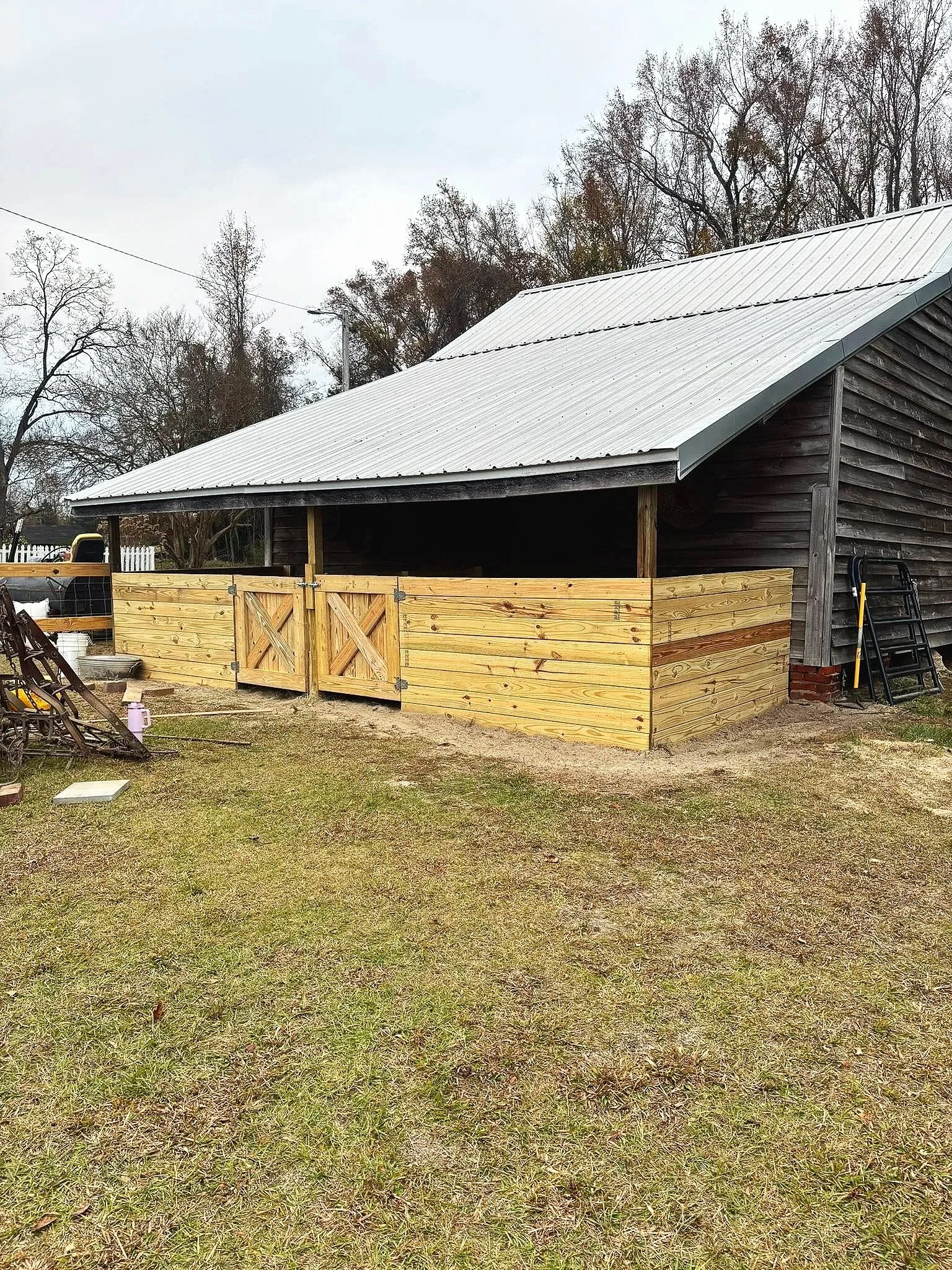 New stables for the animals