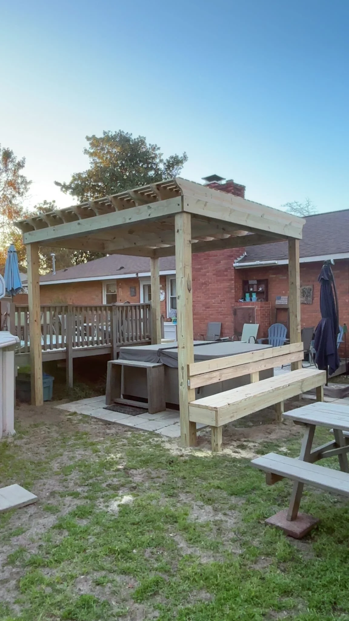 Backyard gazebo in Sumter