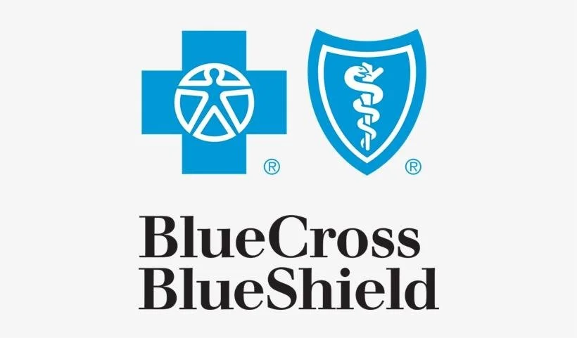 Blue Cross Blue Shield of Texas logo with a blue cross and a shield symbol.