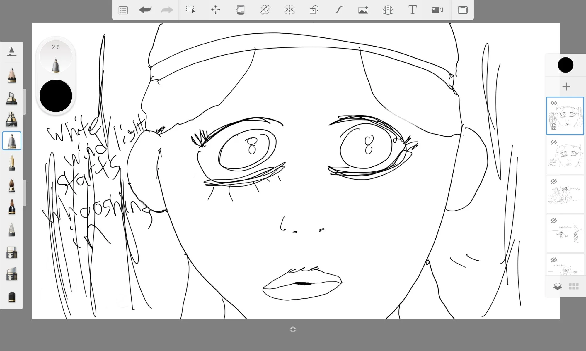 Storyboard by Seby X Martinez for the Beef Creek cartoon pilot.