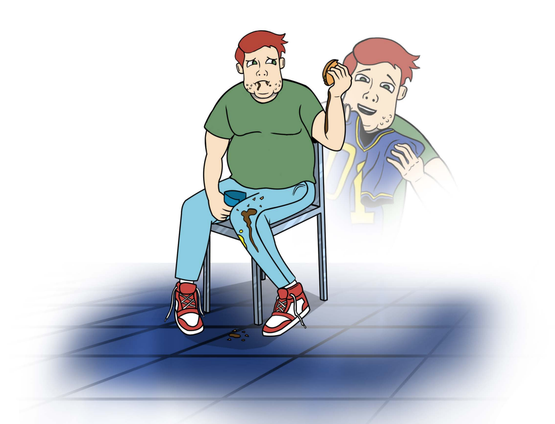 Beef Creek cartoon pilot concept art of Ralphie, by Kurt Vinci.