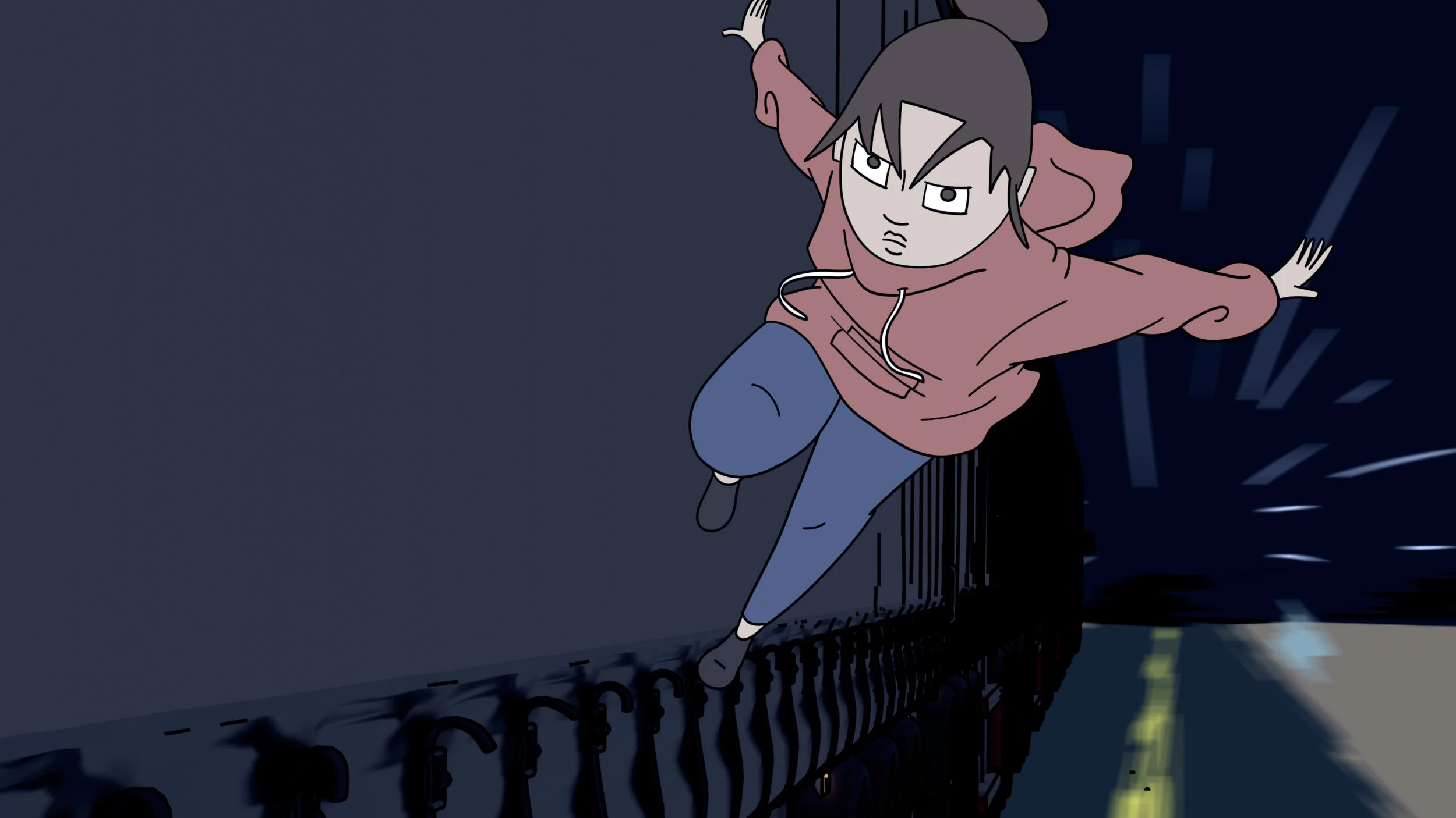 Lily from indie animation Beef Creek by Negative Kitty, voiced by Kelly Polk.