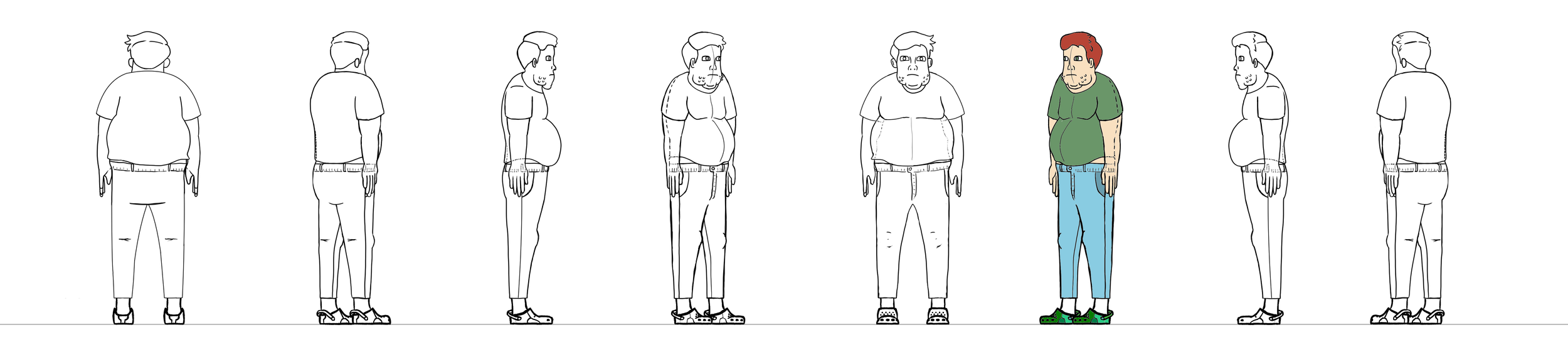 Beef Creek cartoon pilot concept art.