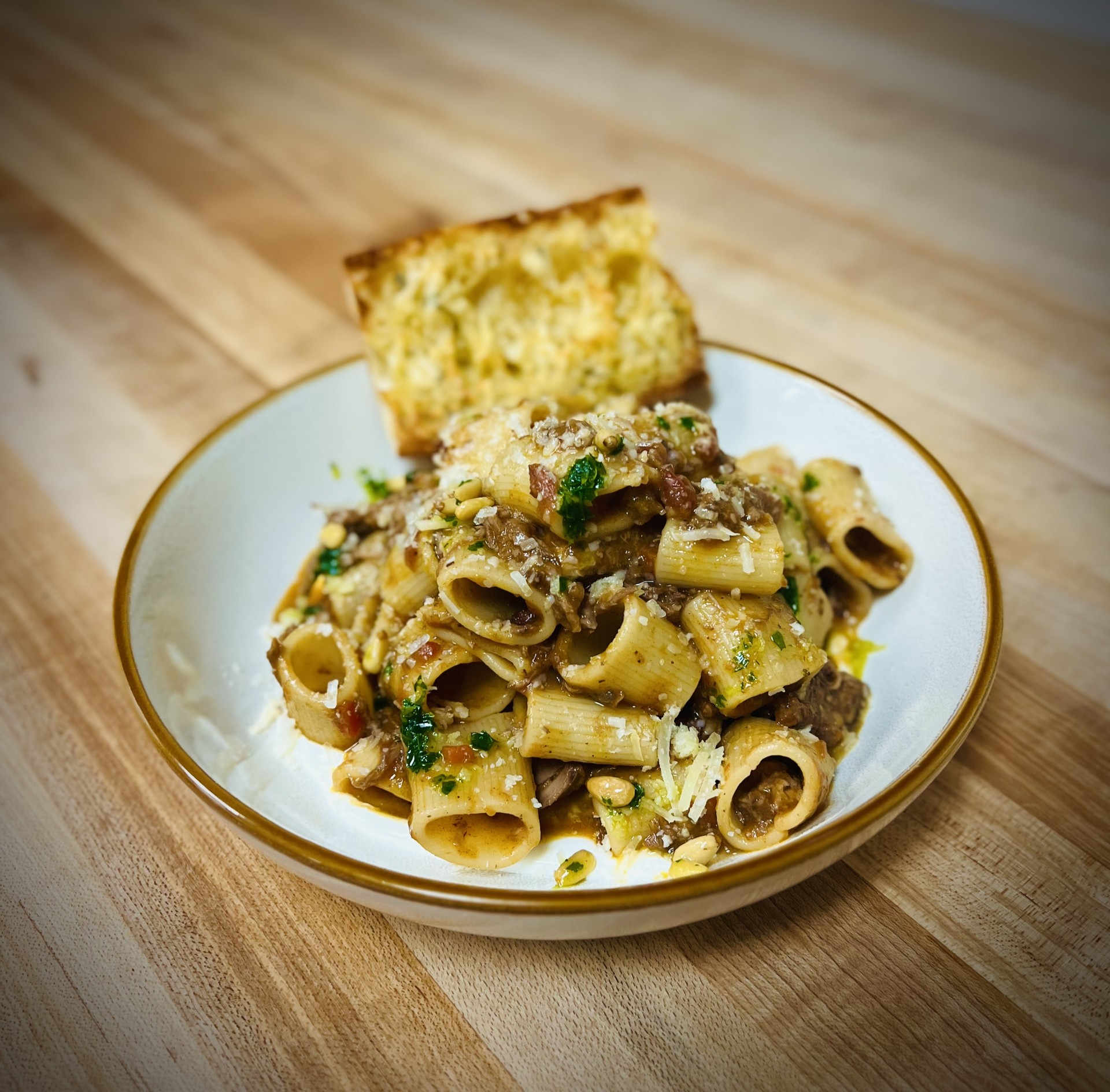 Rigatoni with Tuscan Pork Rib Ragù