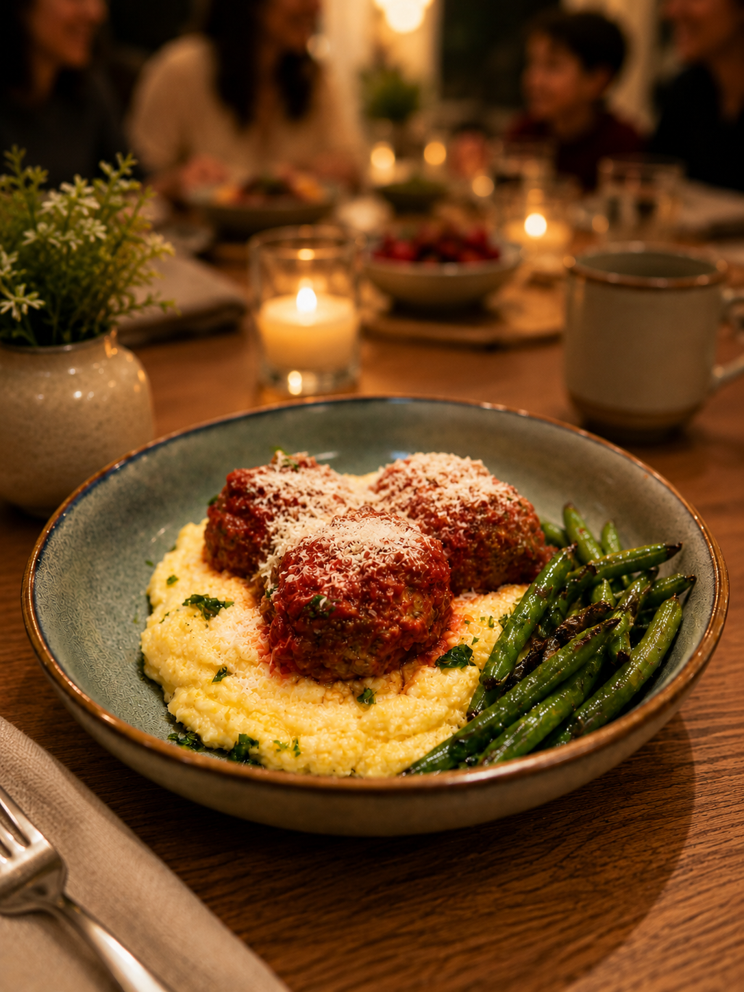 Italian Baked Gnocchi with Roasted Cauliflower & Caesar Vinaigrette