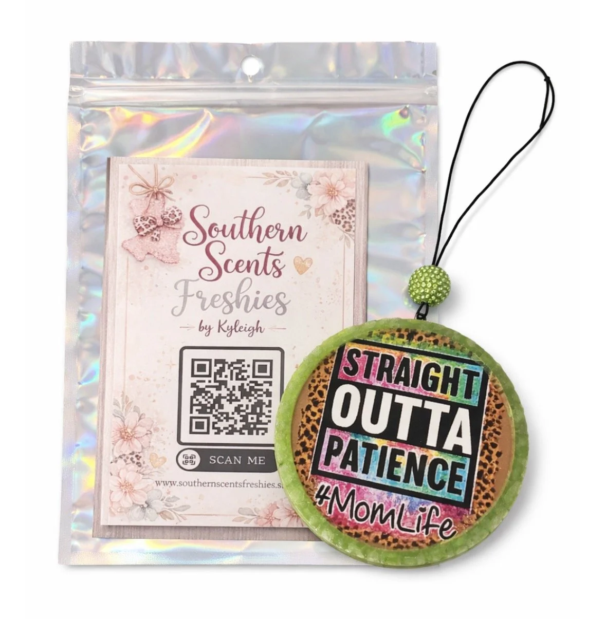 "Straight Outta Patience" Car Freshie for Moms