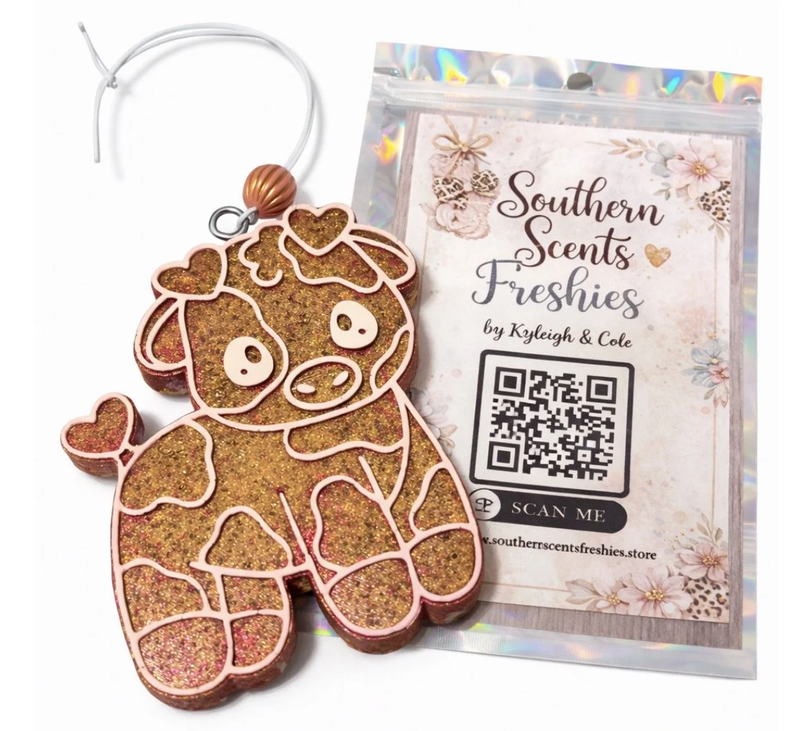 Charming Cow Car Freshie