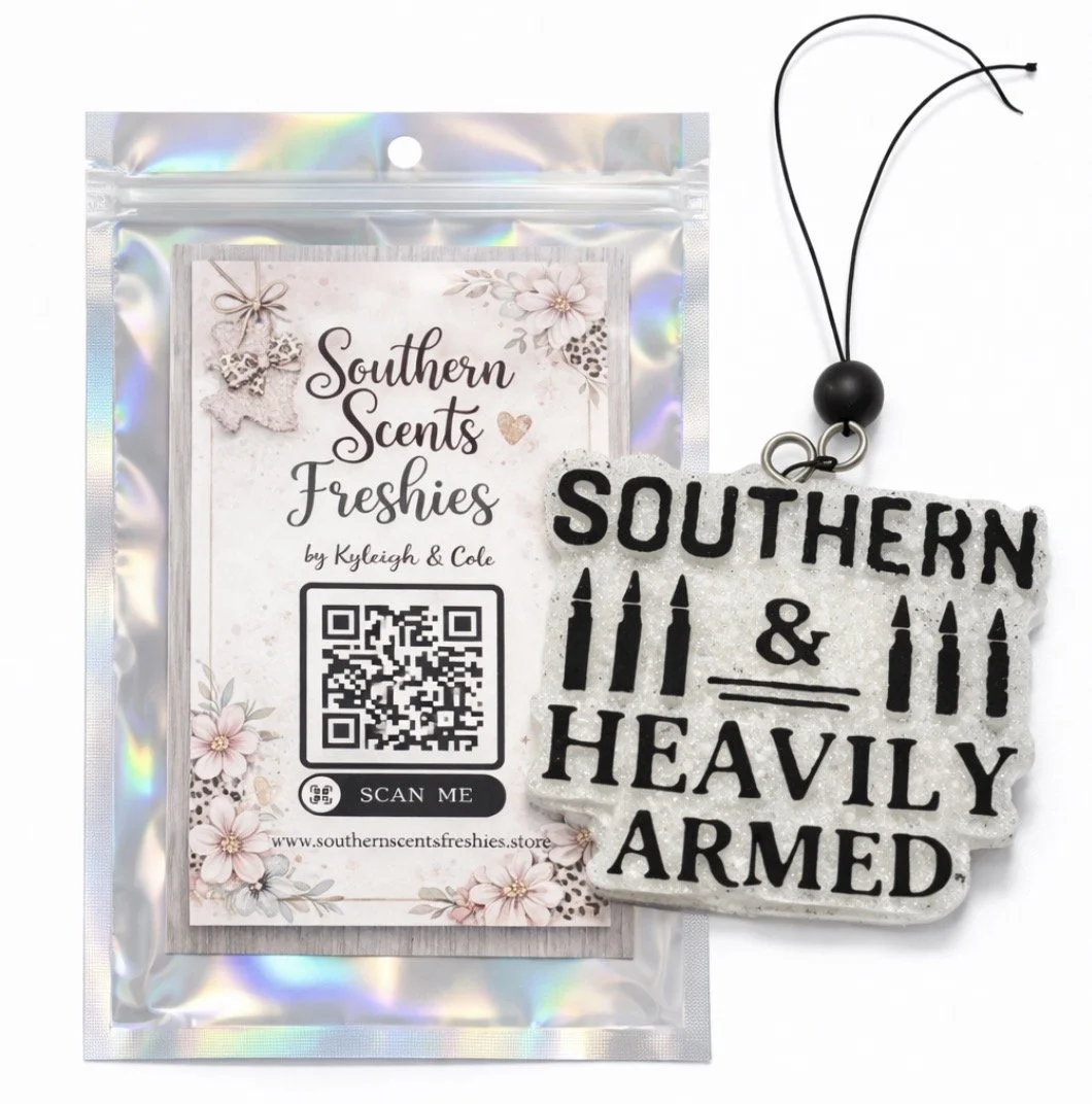 Southern & Heavily Armed Car Freshie