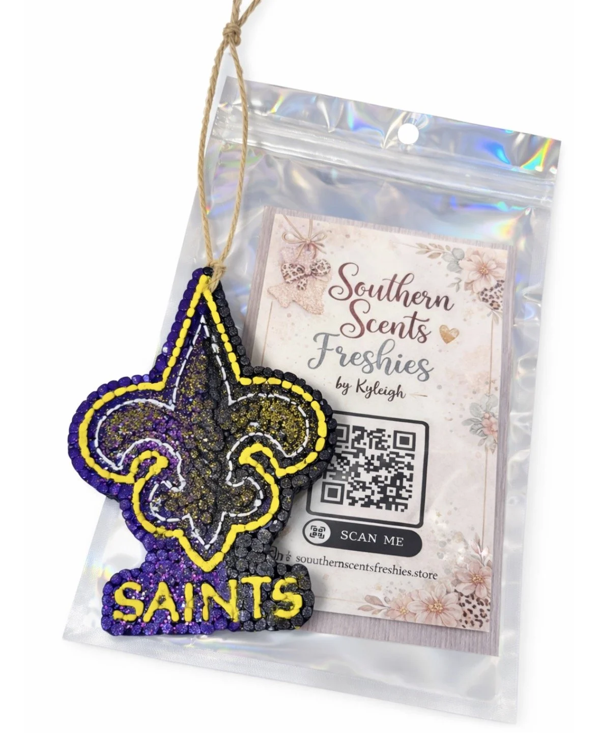 Saints Fleur-de-lis Car Freshie