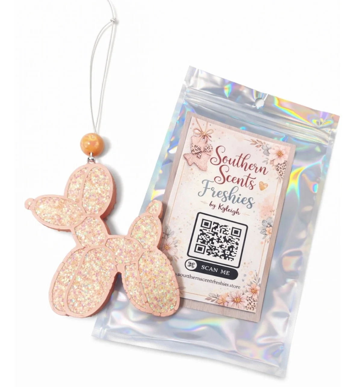 Handmade Balloon Dog Car Freshie