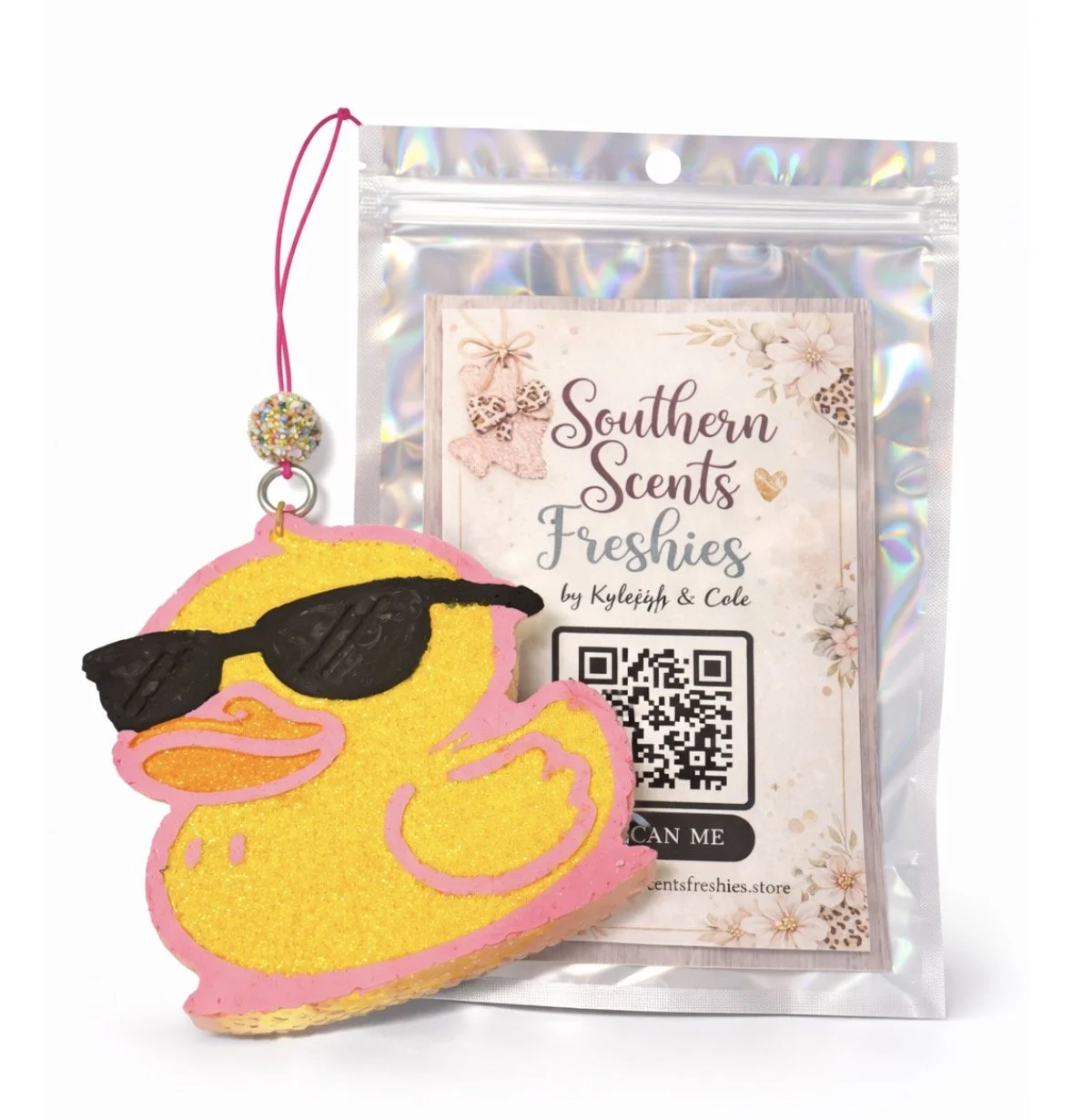 Duck in Shades Car Freshie