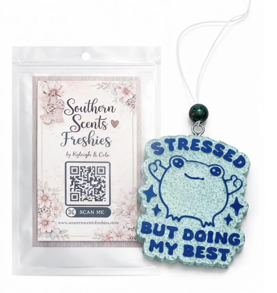 Stressed But Doing My Best Car Freshie