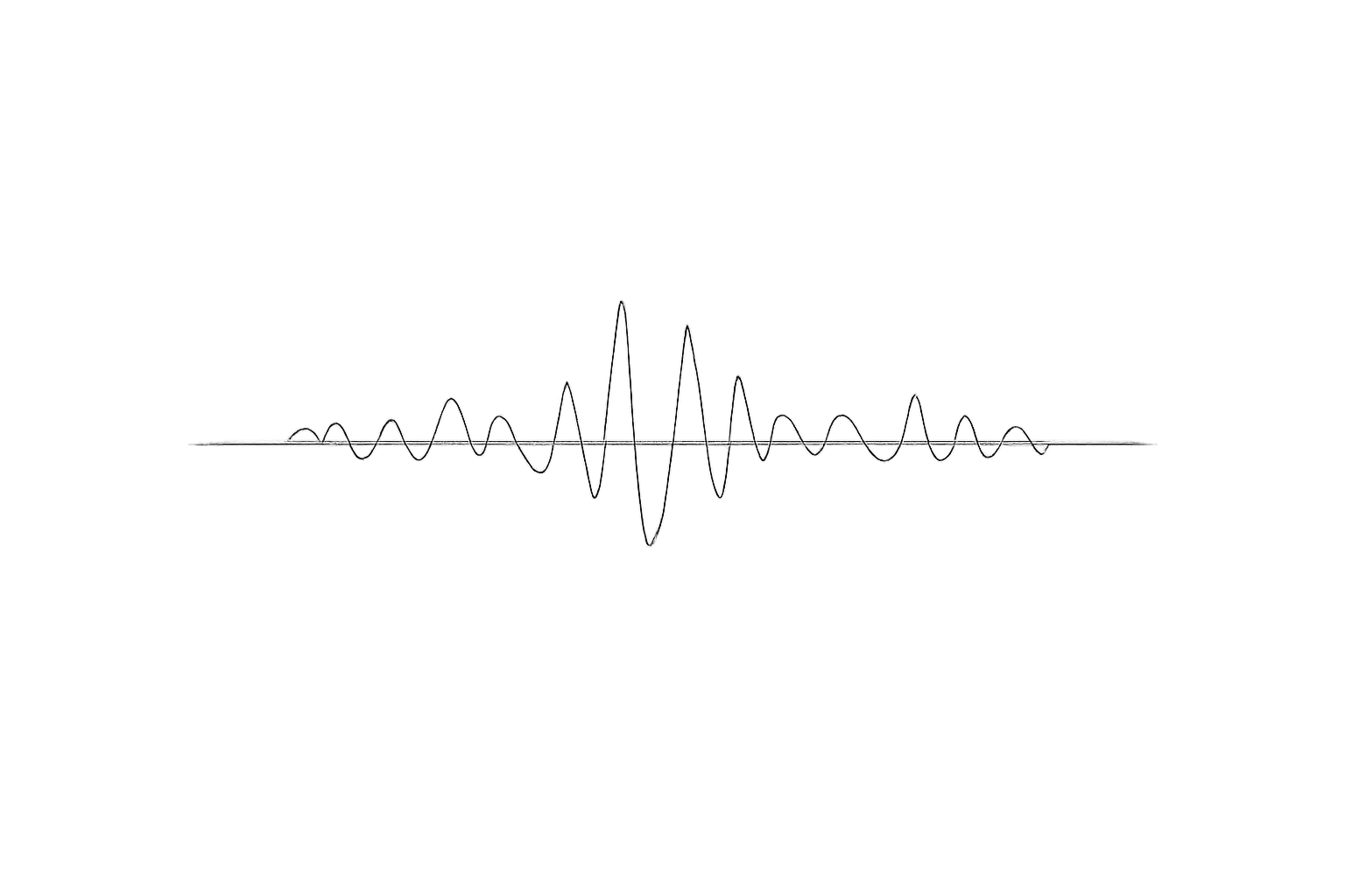White waveform graph on a black background, resembling an audio or seismic signal.