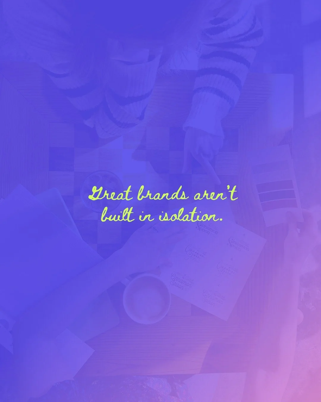 An unexpected lesson from last year for my business: the best work happens when you&rsquo;re surrounded by people who get the vision and bring their own strengths into the mix. That&rsquo;s why I&rsquo;ve built a small team (surprise!), so you get be