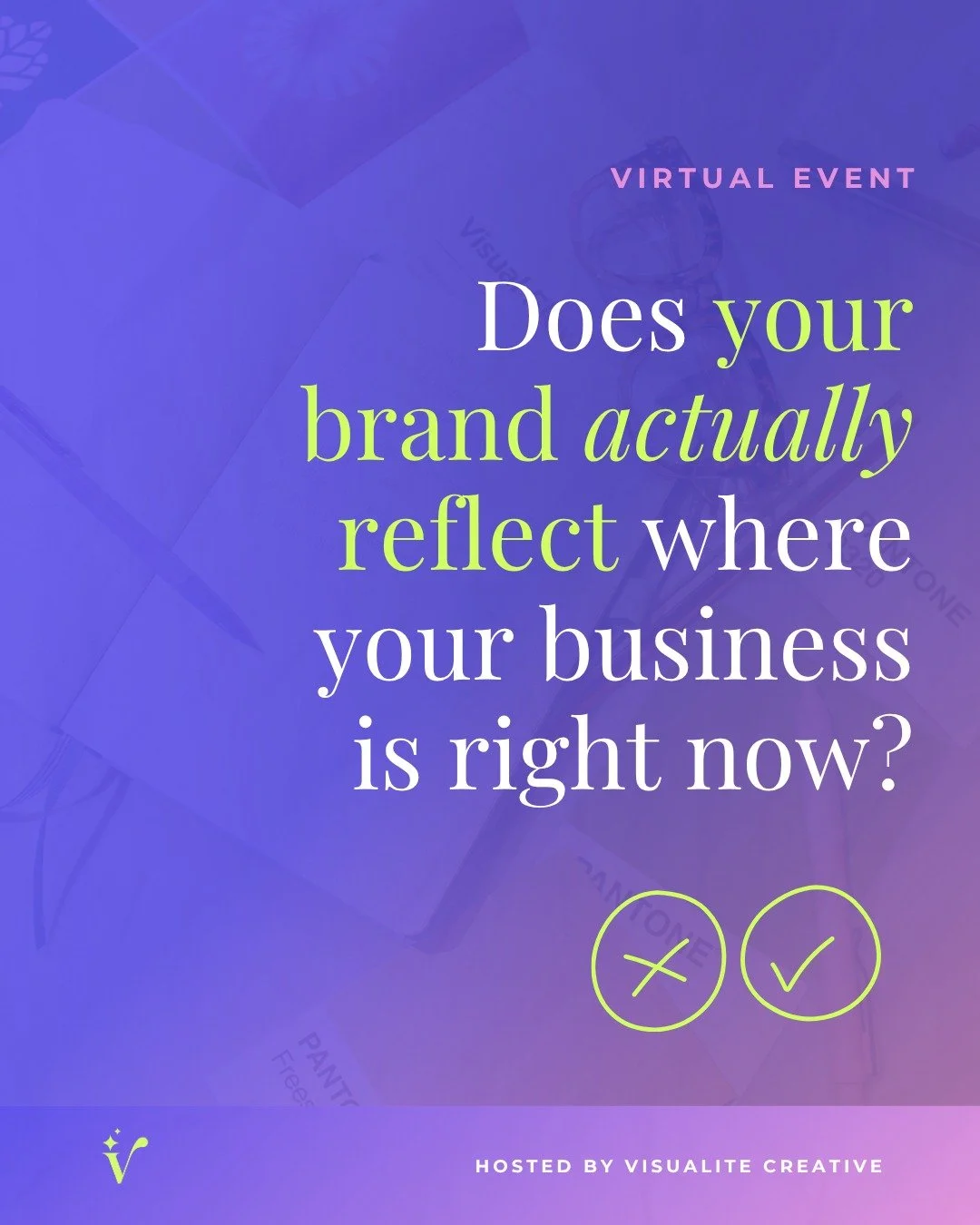 Your brand might look good and still not be doing its job.
Or maybe your business is thriving, but your brand hasn't caught up yet and you're not sure where to start.

Either way, if you're second-guessing how to talk about what you do, or people alm