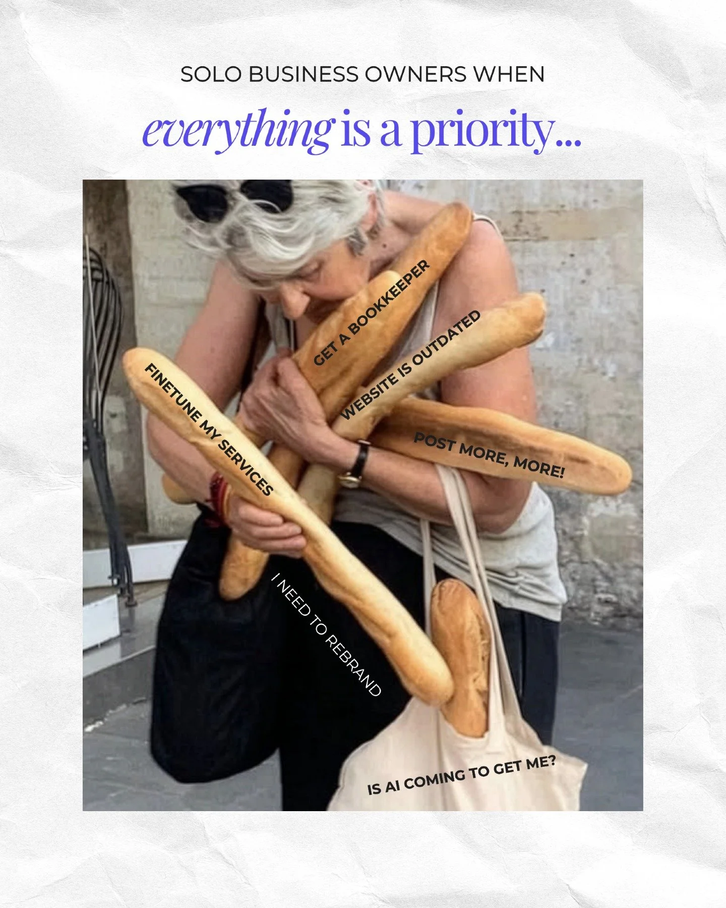 I met with a local business woman this past week who&rsquo;s working on getting her business off the ground, and we were relating on how hard it is to juggle when EVERYTHING feels like a priority.

One of the things we talked about was how important 