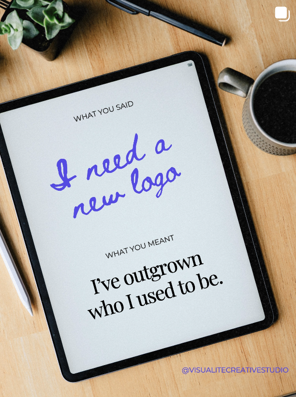 Branding mistakes and what to do when you've outgrown your brand. Harrisonburg designers graphic and web.