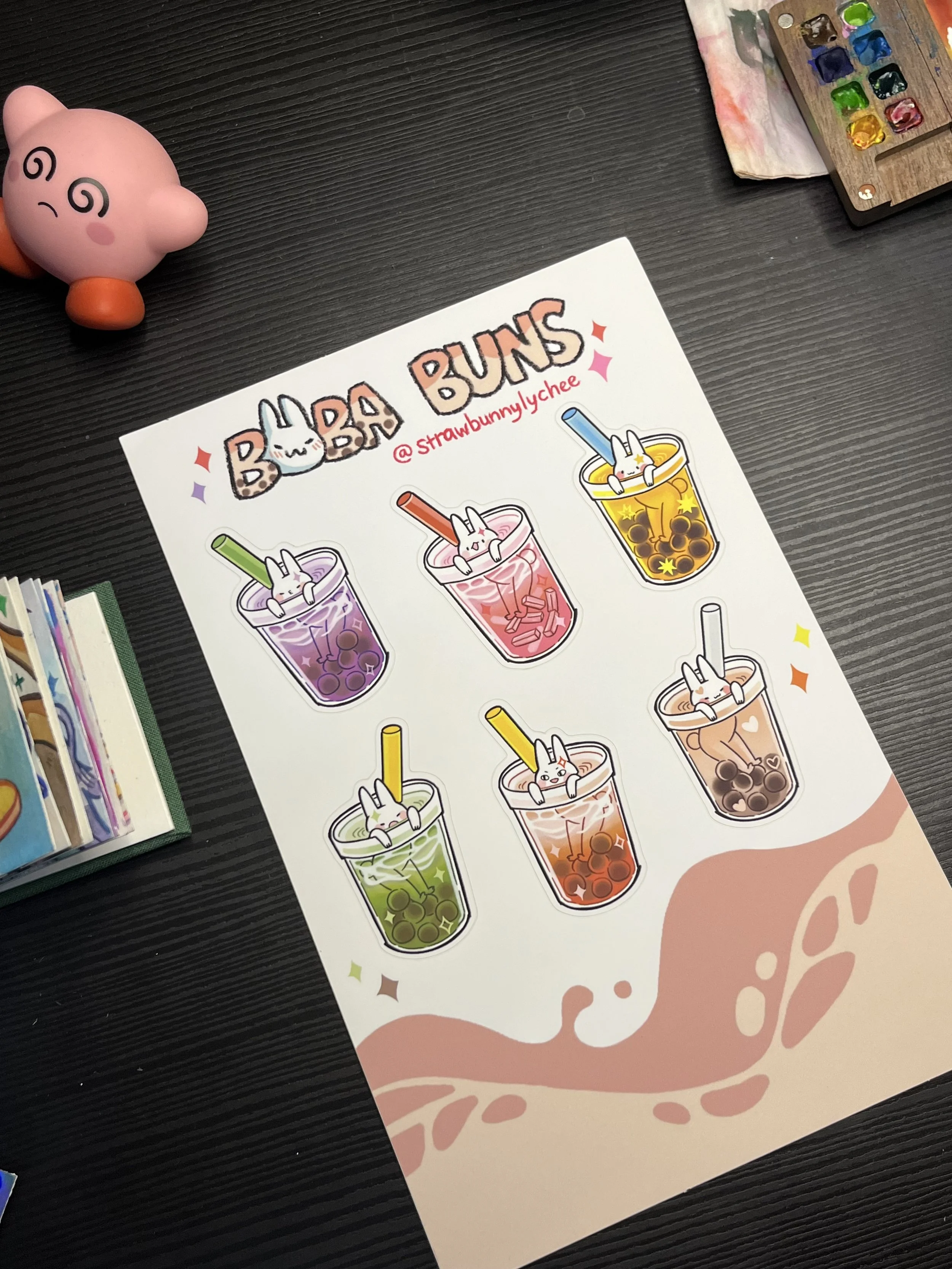 Boba Buns Sticker Sheet