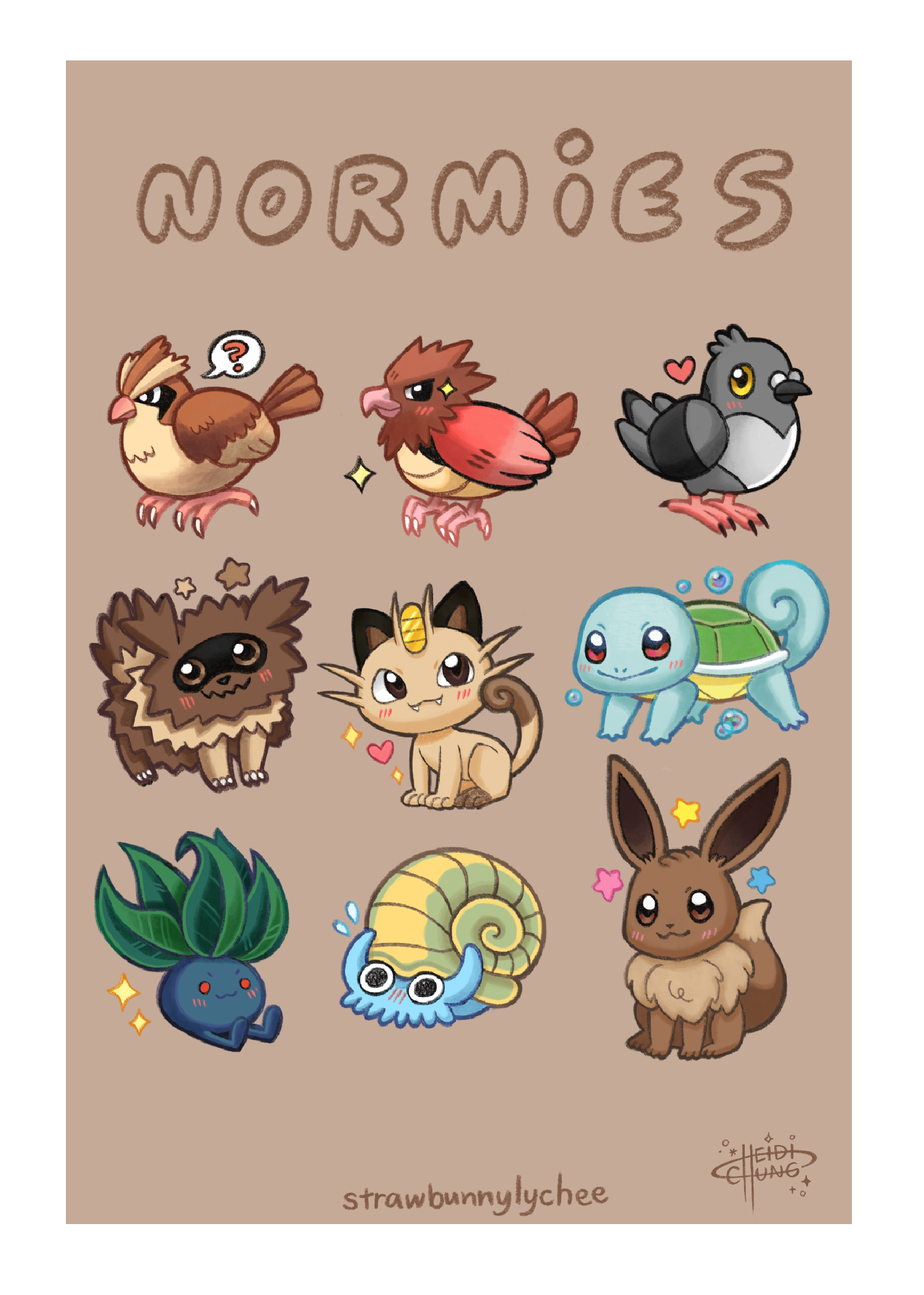 Normies Pkmn Print