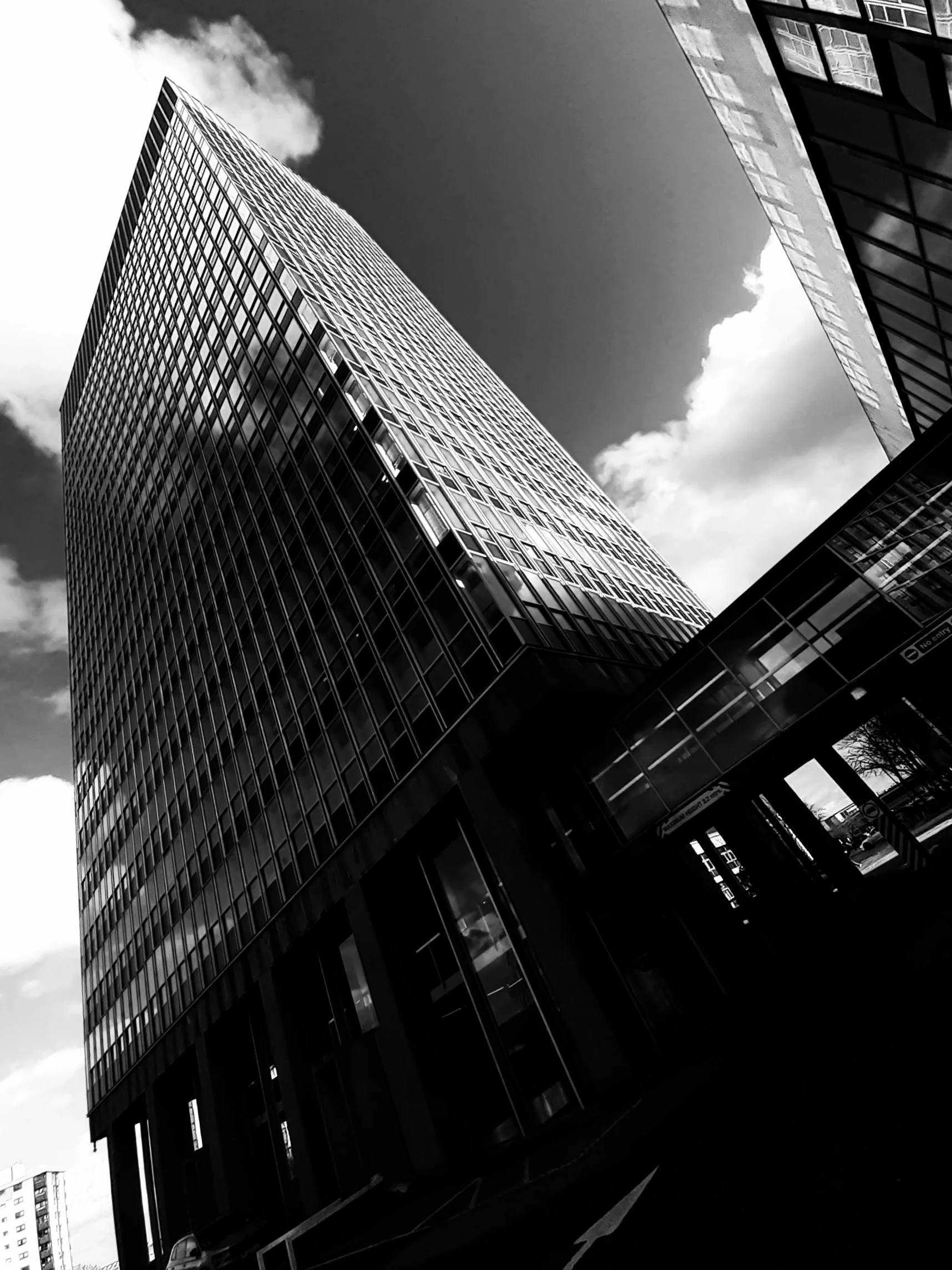 Arts Tower, University of Sheffield, Sheffield, Black & White