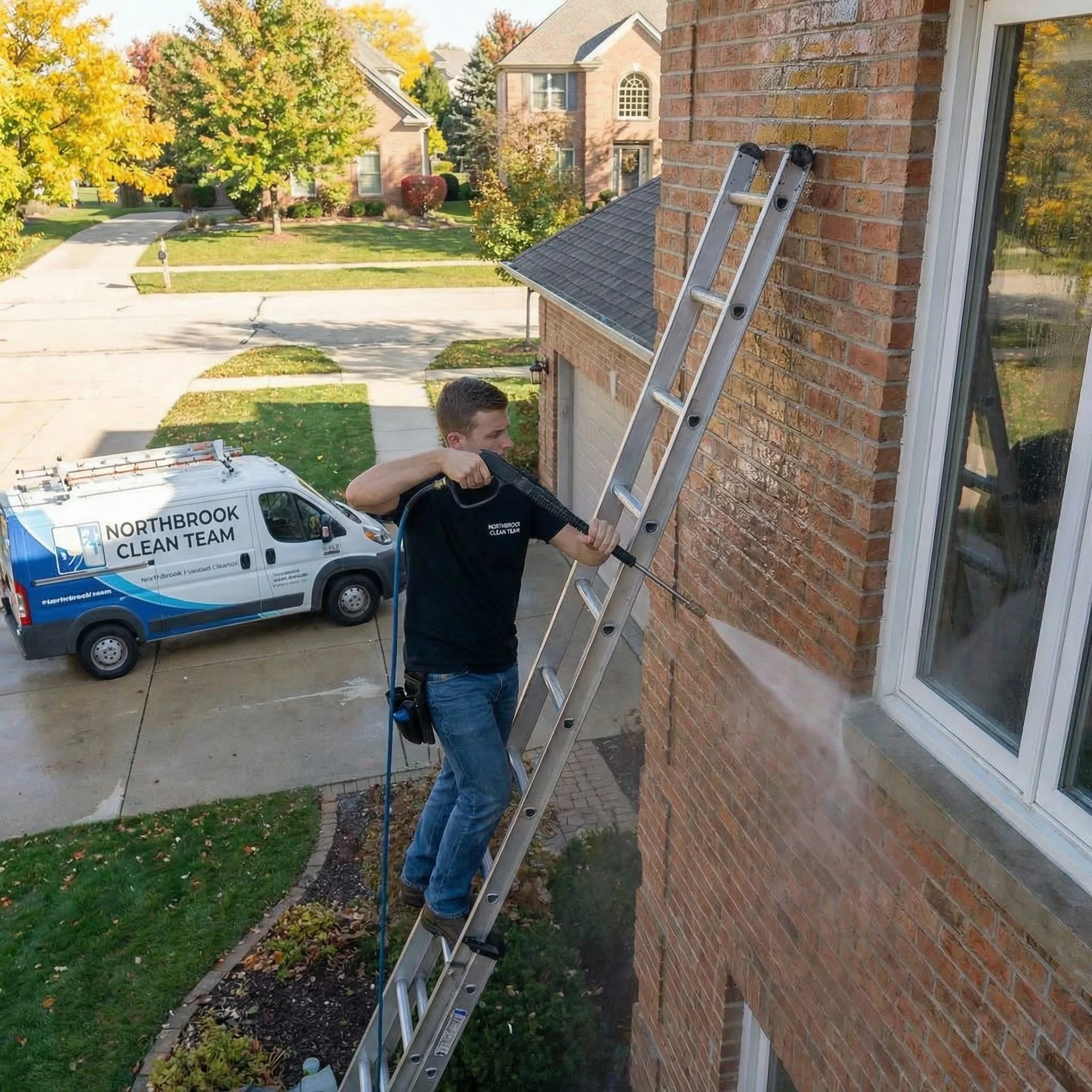 Spring Exterior Cleaning in Northbrook: Window Washing, Gutter Cleaning &amp; Power Washing