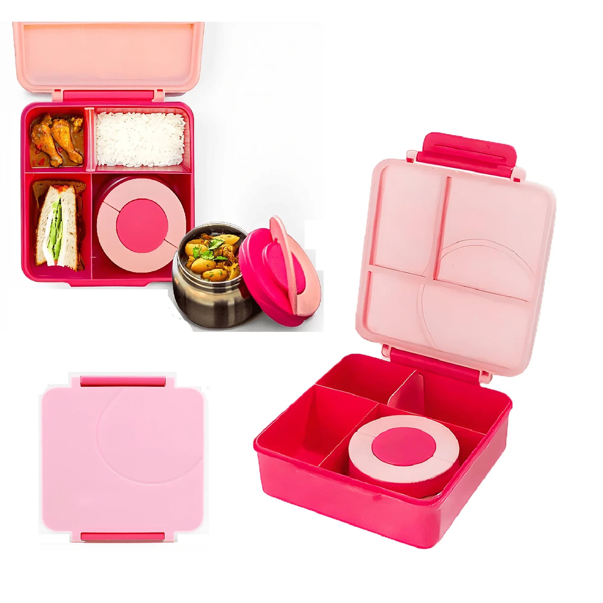 Bento Lunch Box with Thermos Soup Food Jar