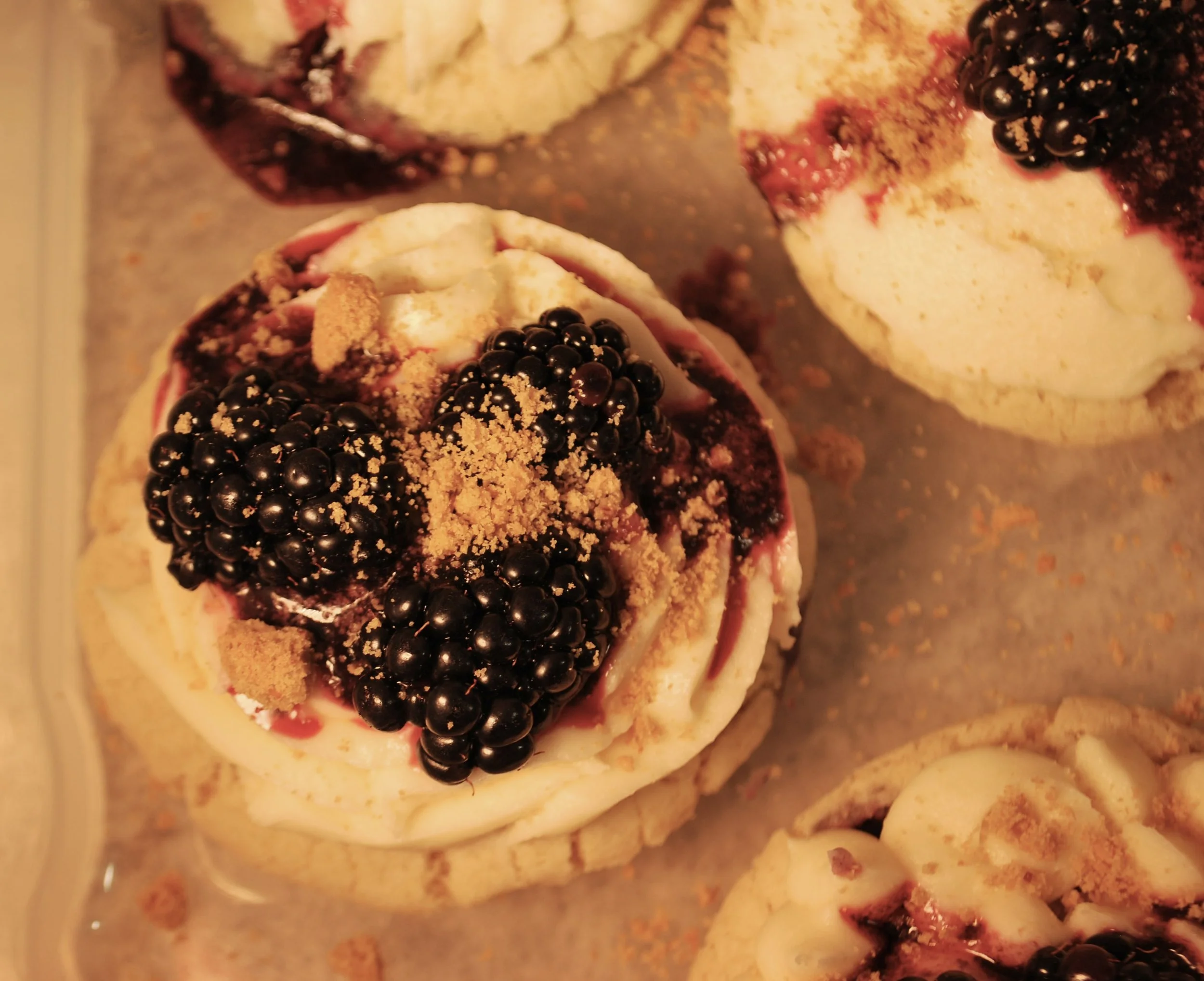 Blackberry Cheesecake Cookies